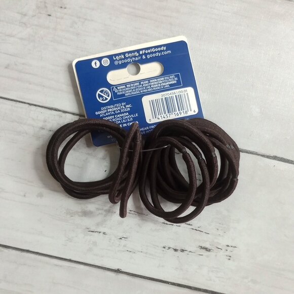 Goody Ponytail Hair Ties Ouchless Elastics Holders Brown Economy Pack 15 - Picture 4 of 4